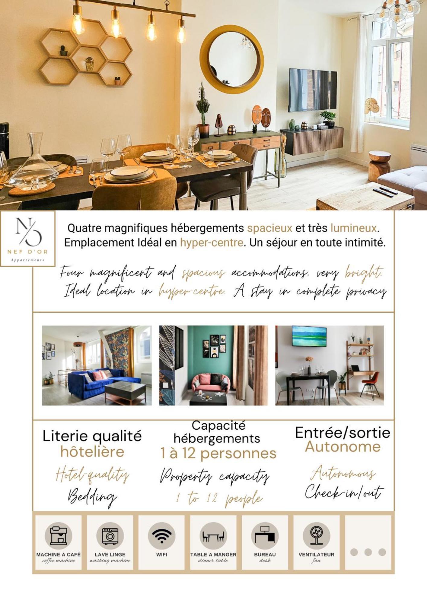 Les Appartements De La Nef D'Or Σεν-Κεντέν Εξωτερικό φωτογραφία